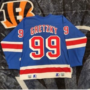 Vintage Starter Wayne Gretzky Jersey Men Size Large